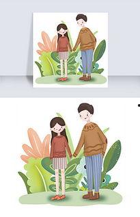 女朋友照片设计为背景